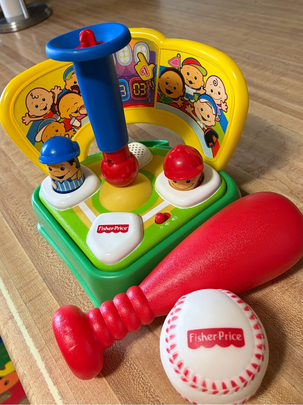 Vintage 2007 Fisher Price Baby’s First Baseball Toy Set